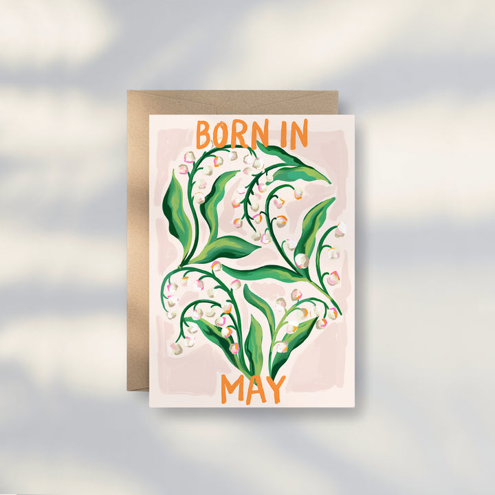 Floral Birth Month Card - May