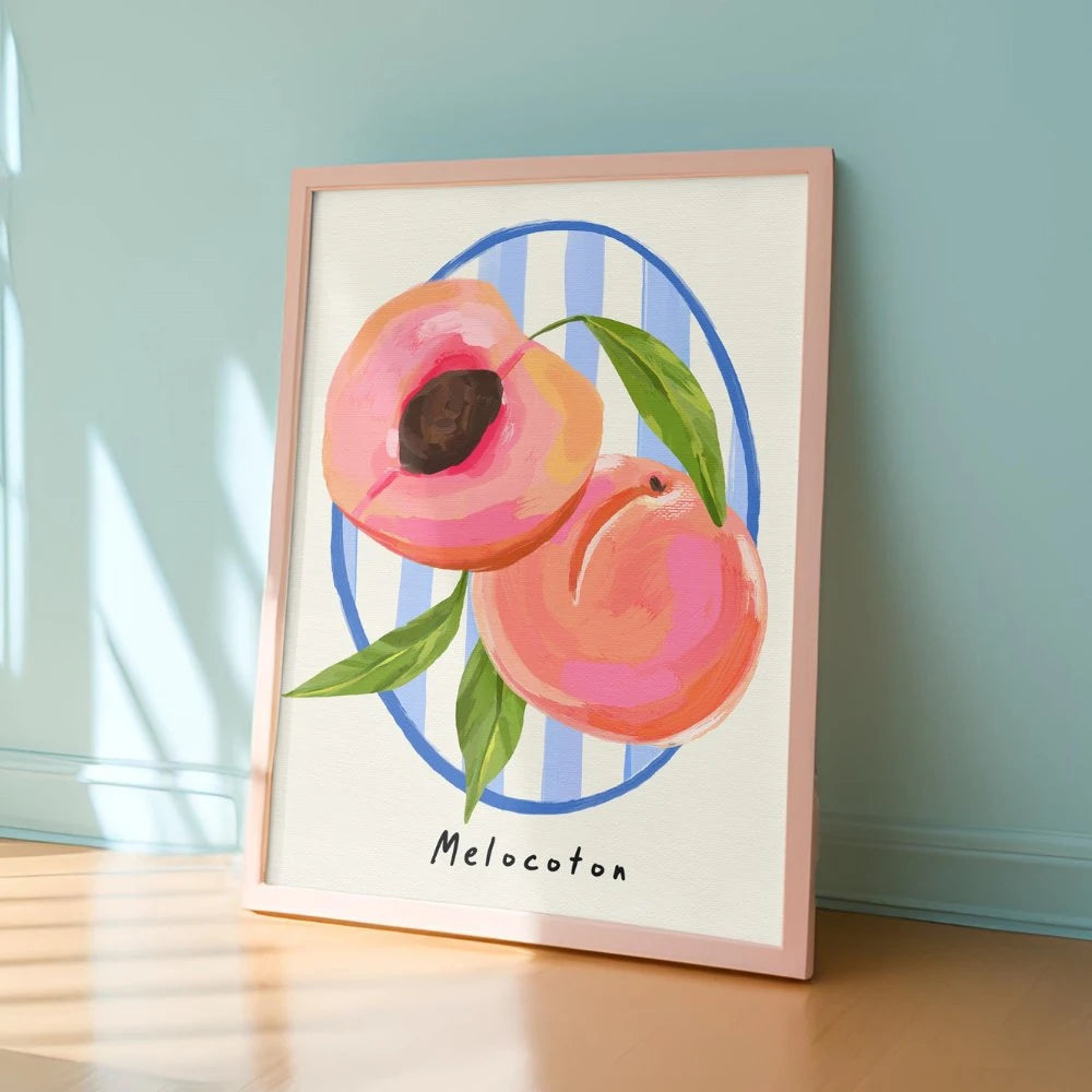 PEACH STRIPE Art
