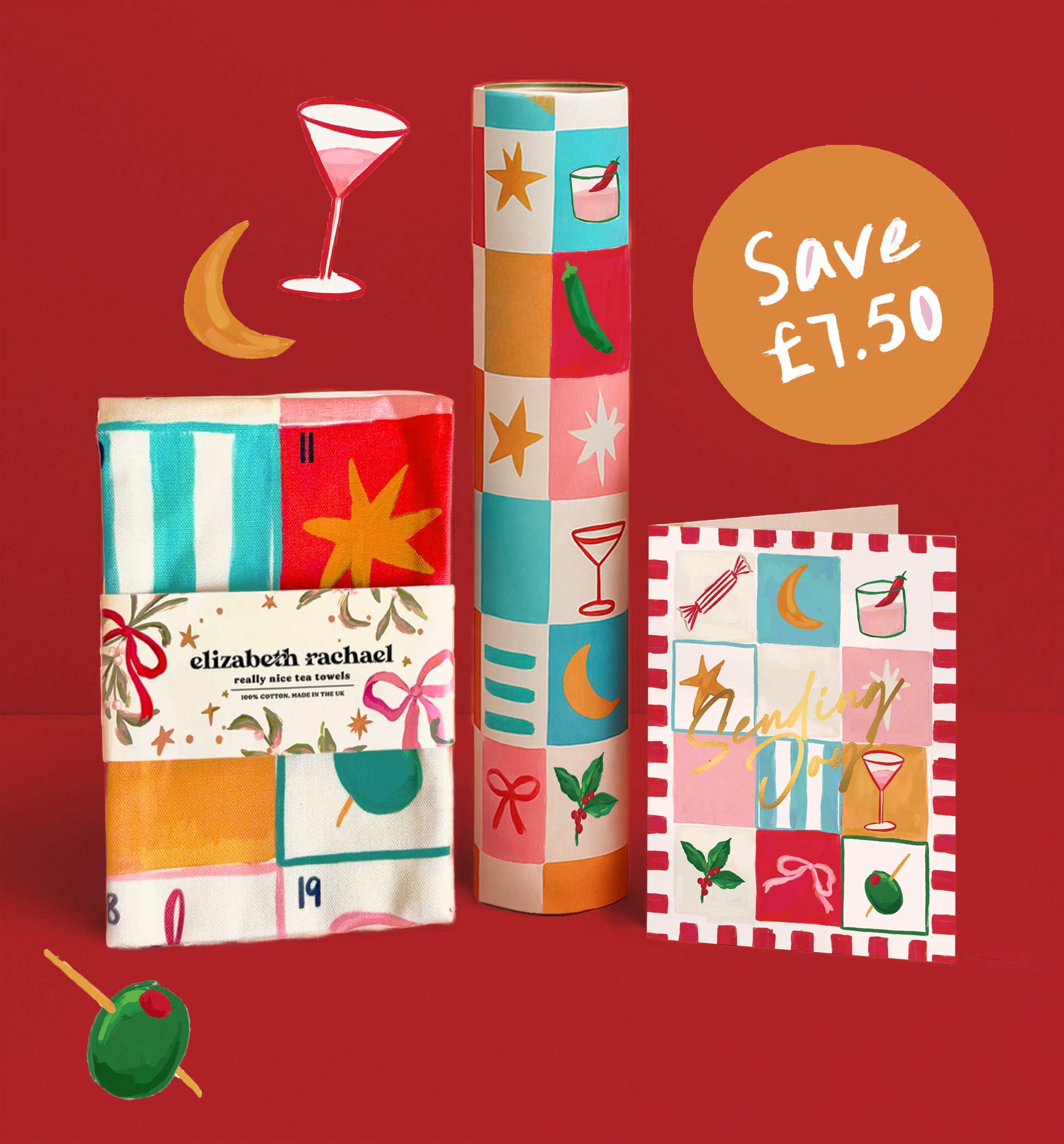 Christmas Tea Towel Gift Bundle