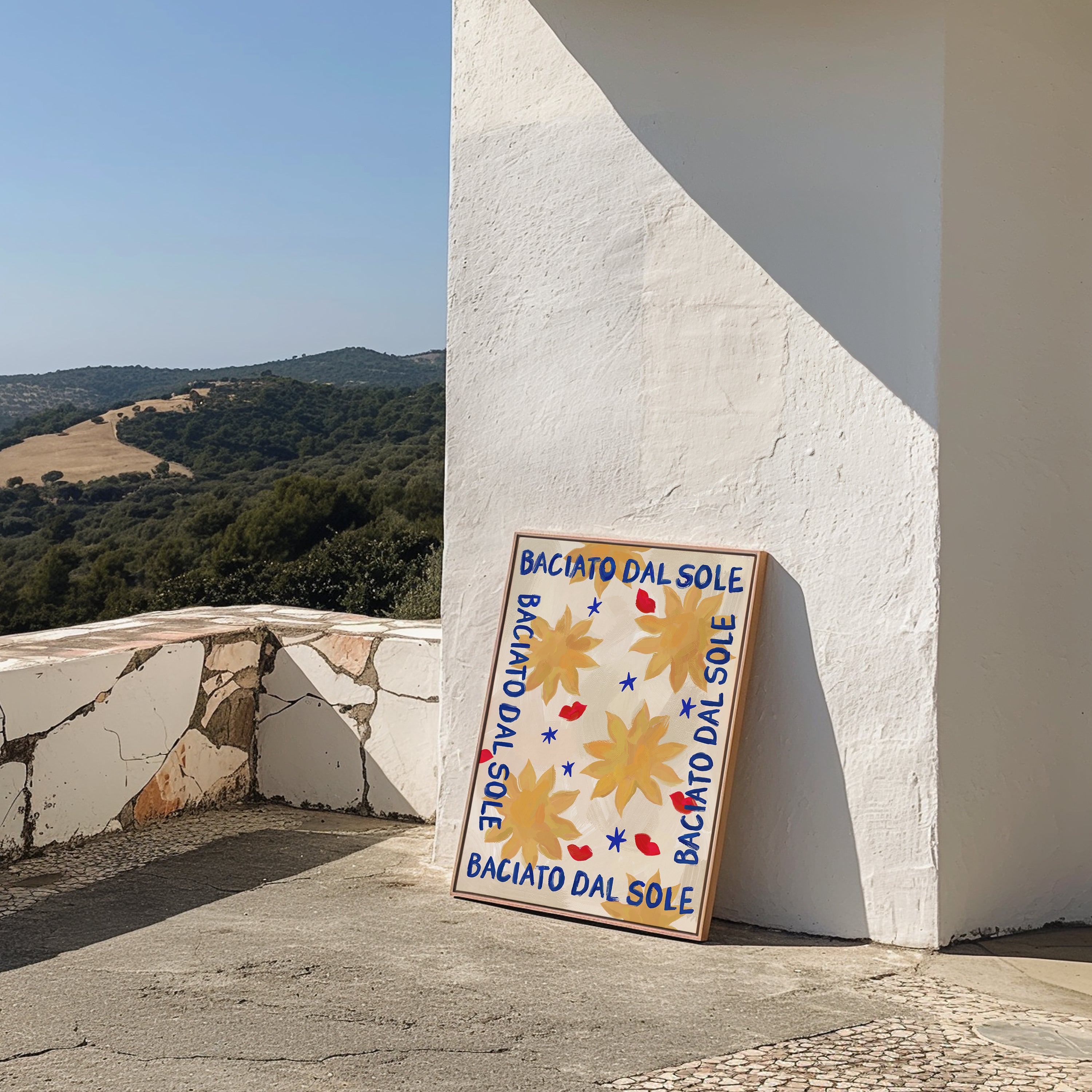 Kissed by the Sun Art Print