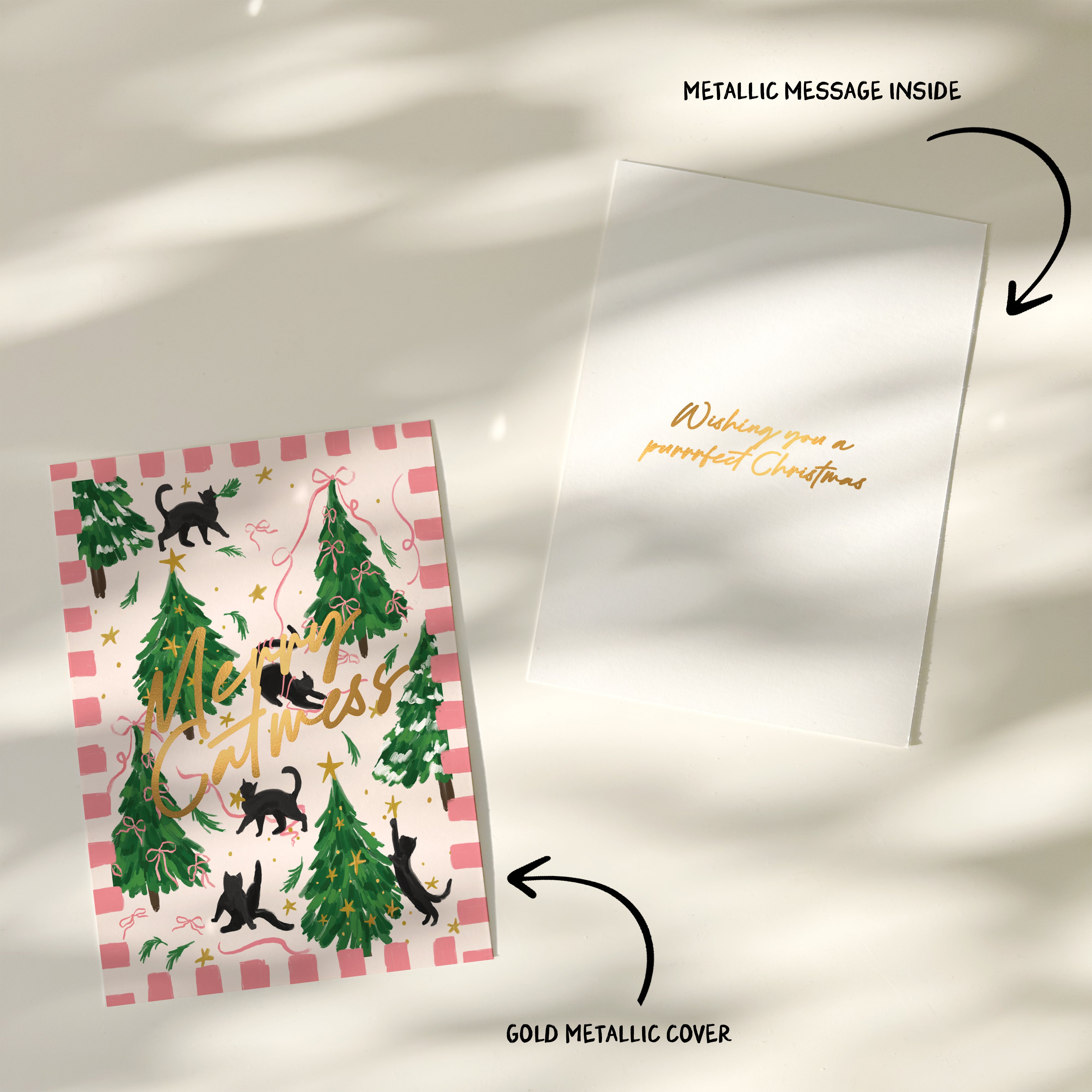 Merry Catmess Premium Christmas Card