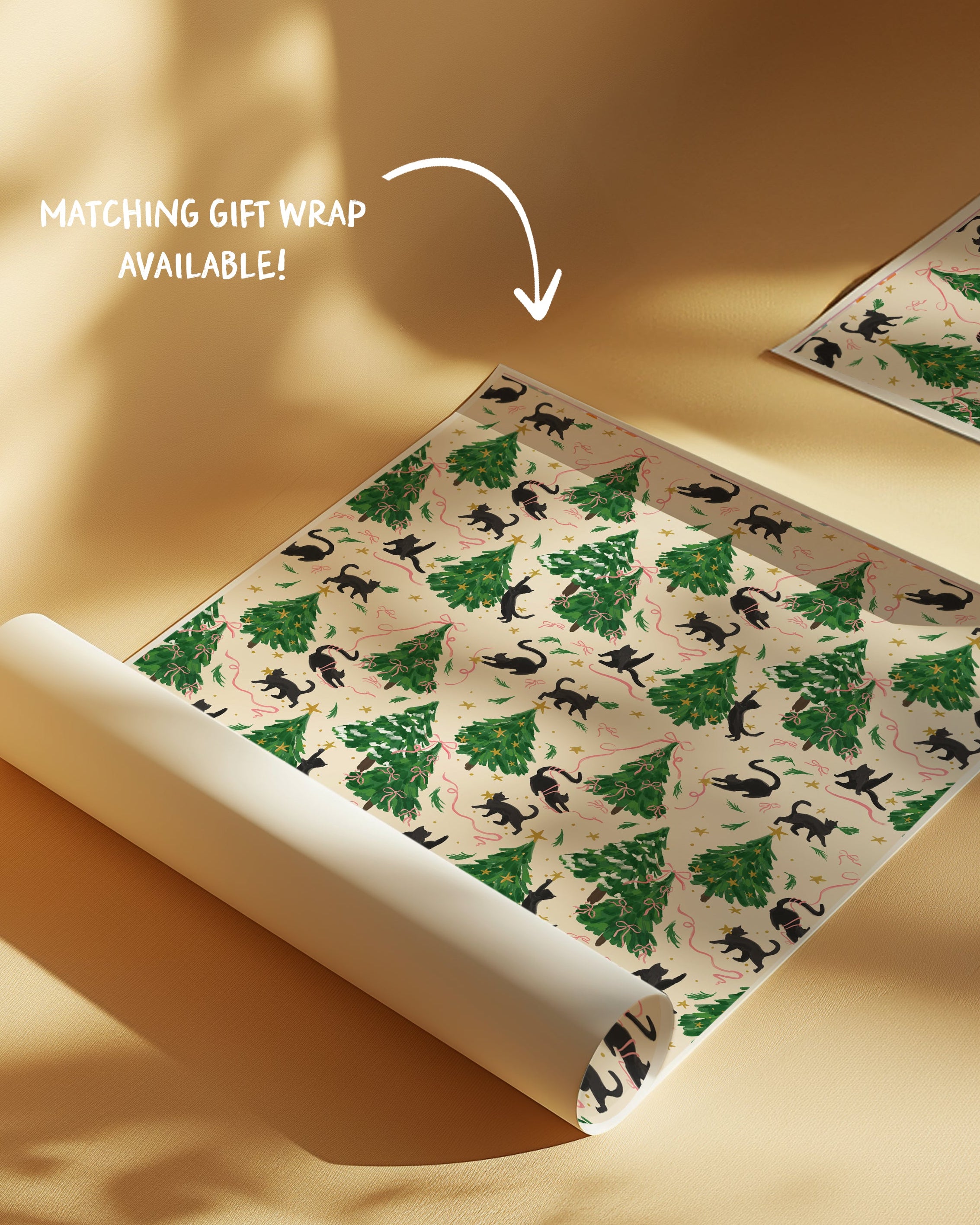 Merry Catmess Premium Christmas Card