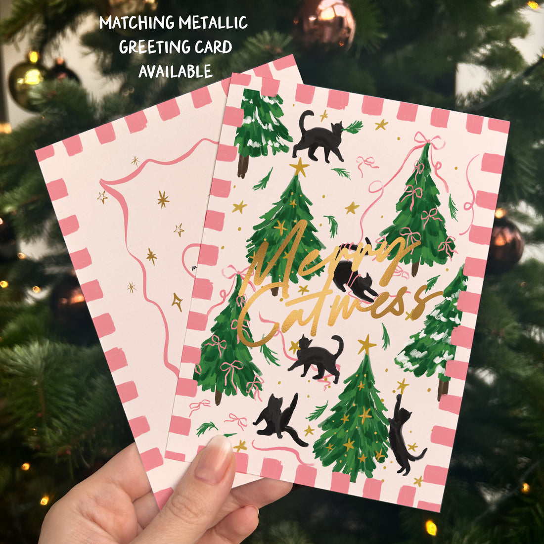 Cat Christmas Gift Wrap