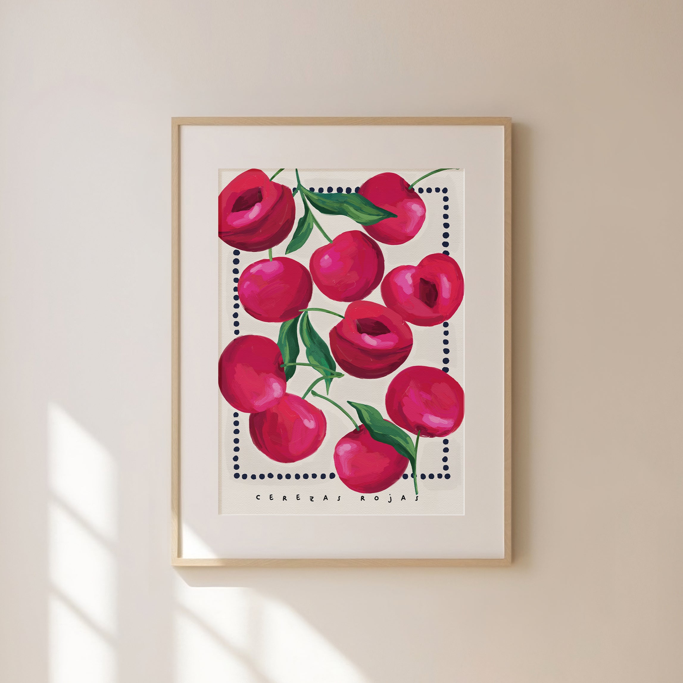 Cherry Art Print – Elizabeth Rachael