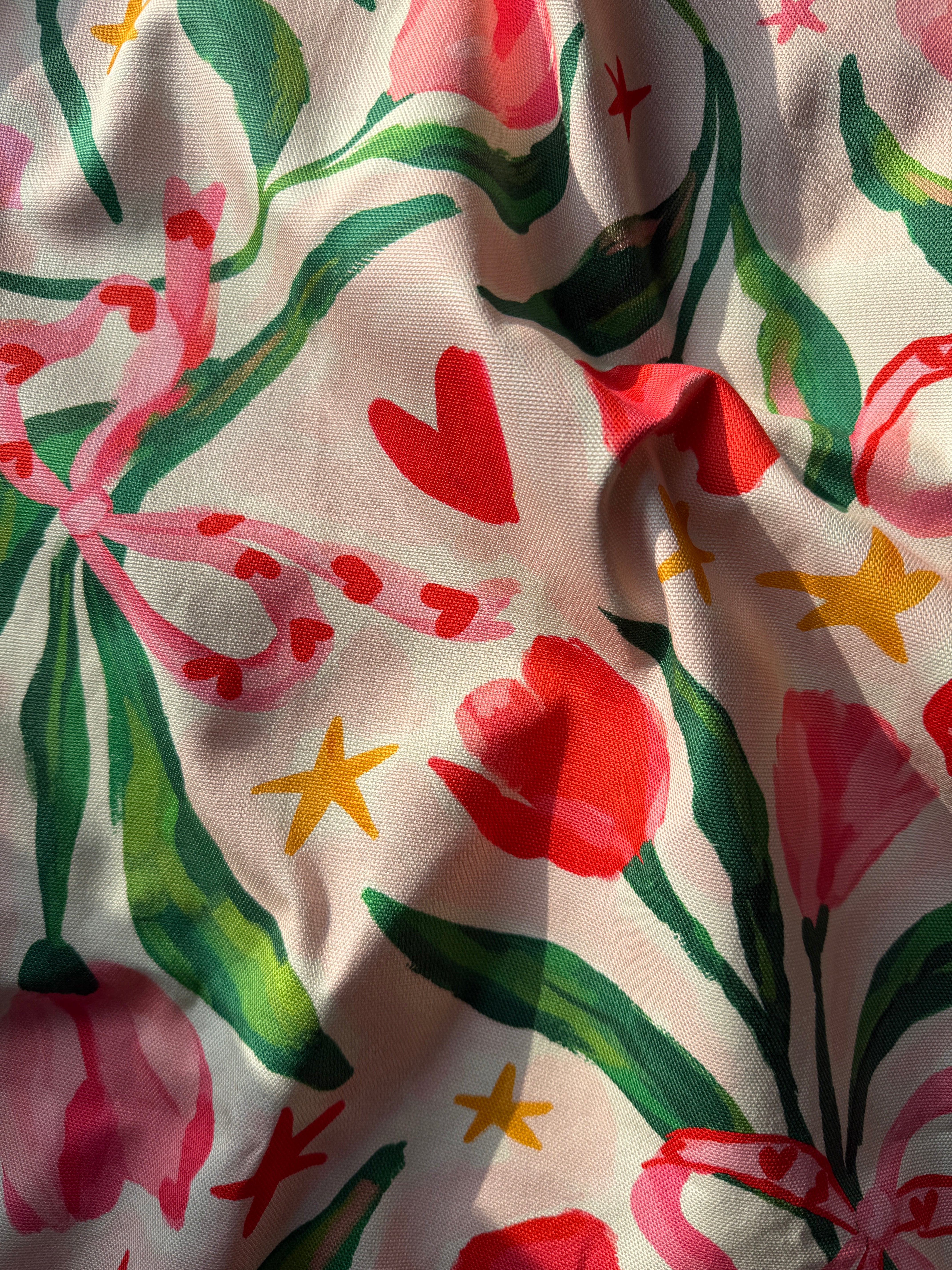 'Love In Bloom' Tea Towel