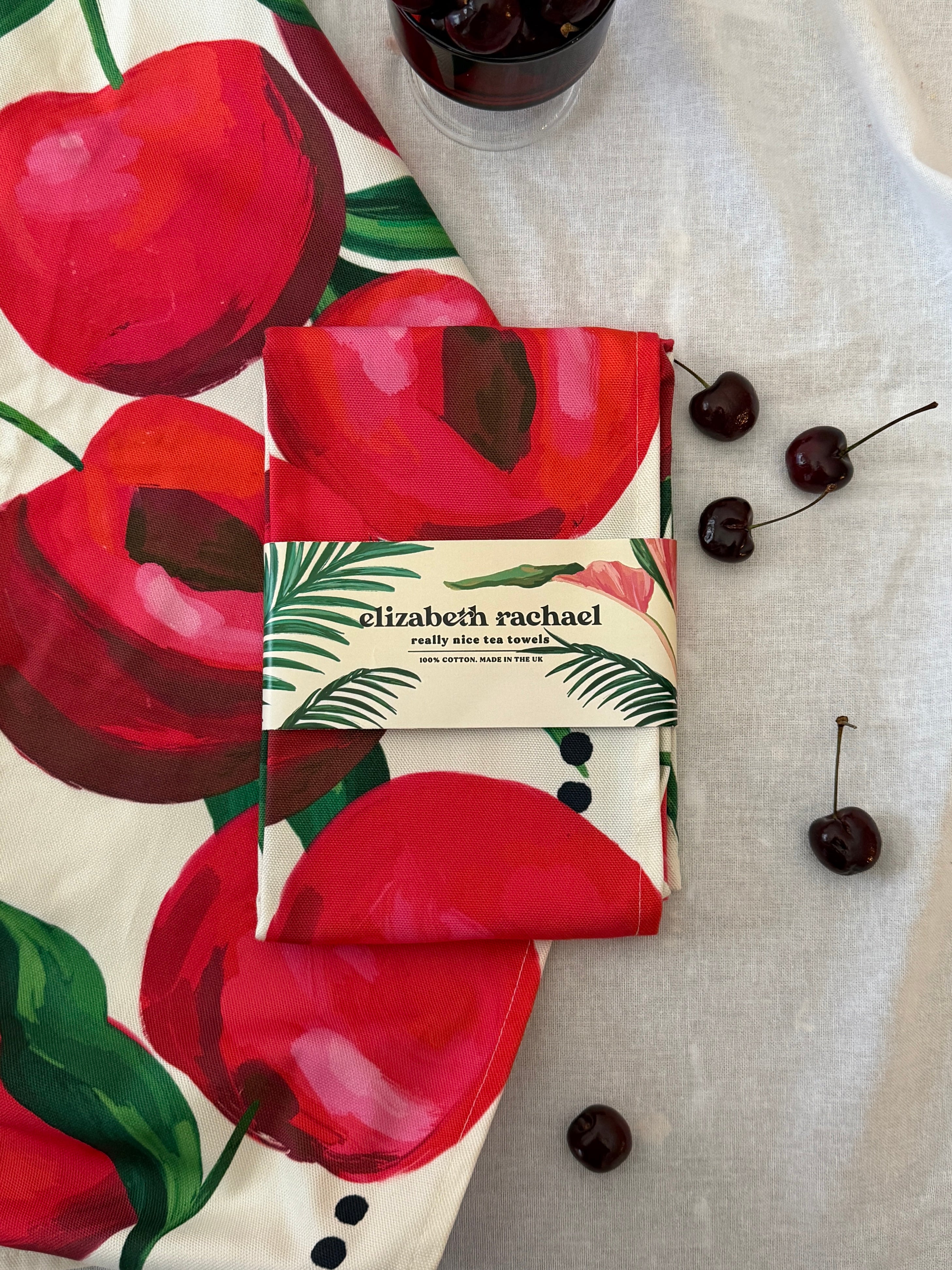 Cherry Tea Towel