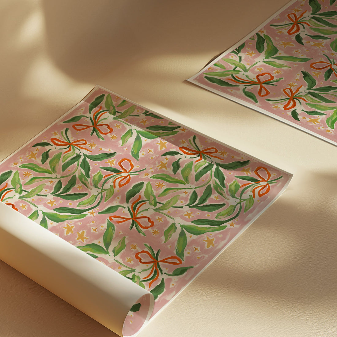 Mistletoe Christmas Gift Wrap