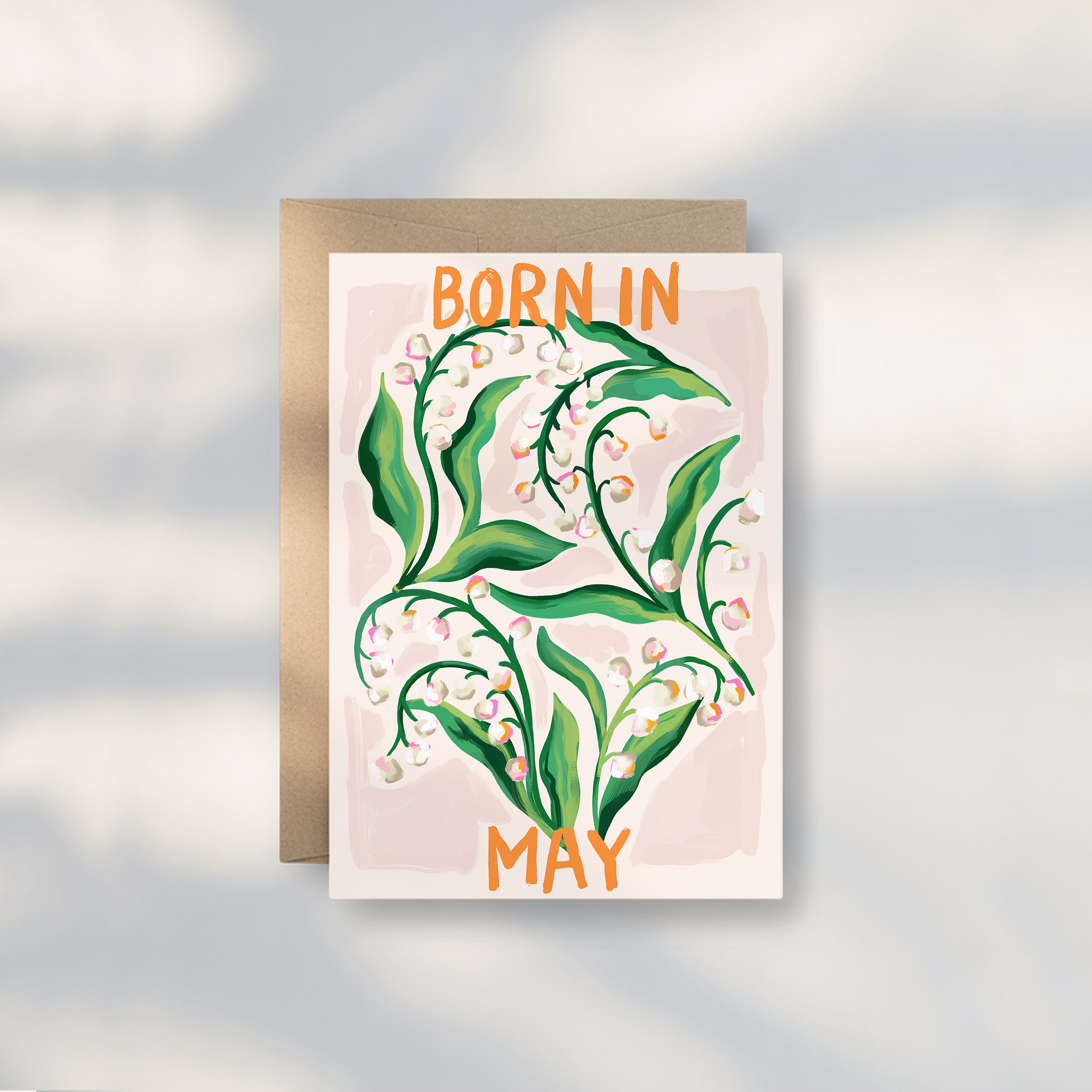 Floral Birth Month Card - May