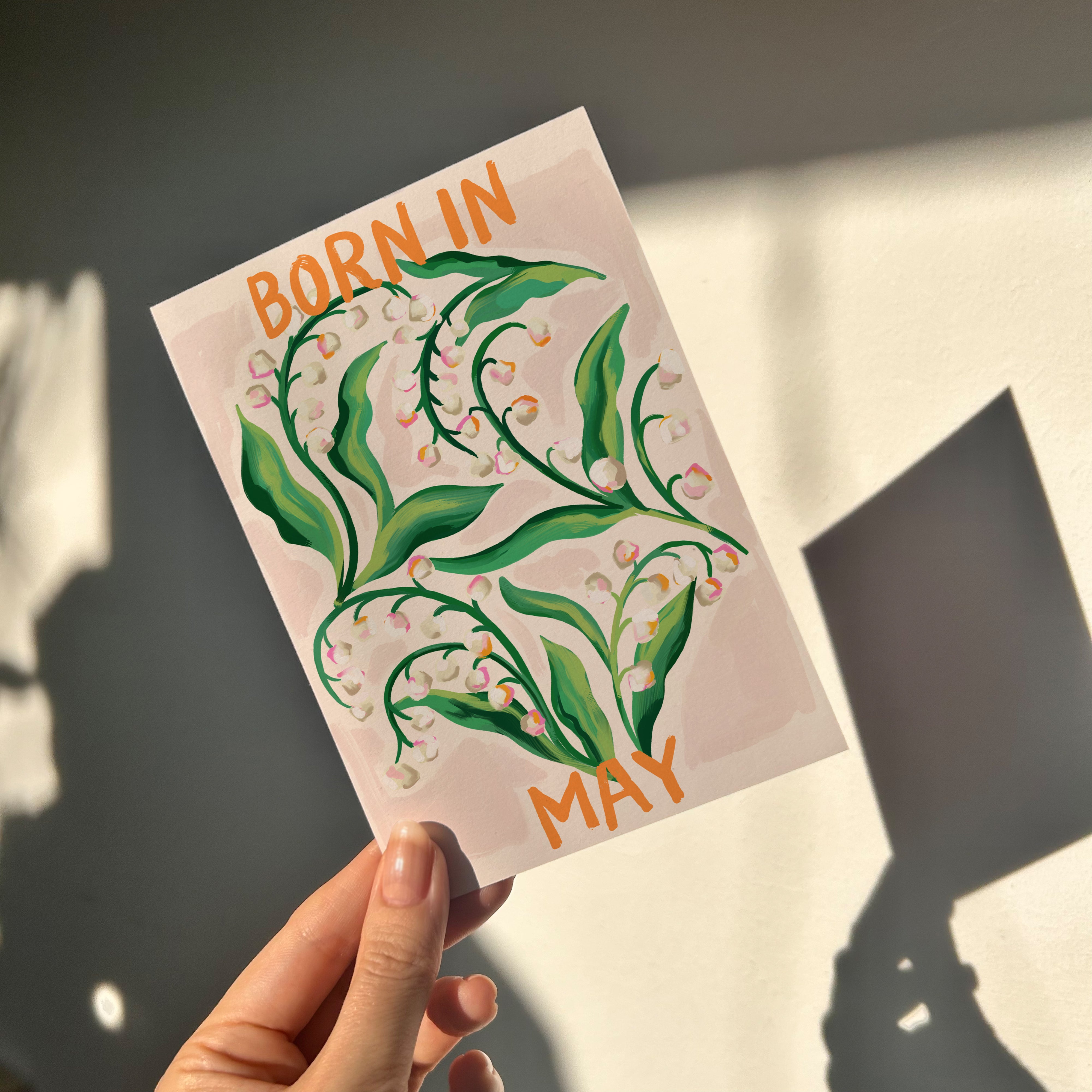 Floral Birth Month Card - May