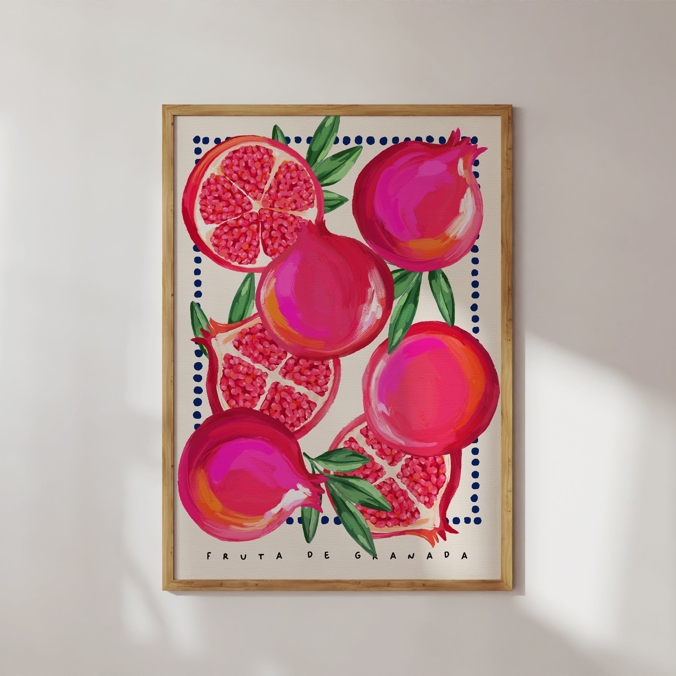 Pomegranate Fruit Art Print