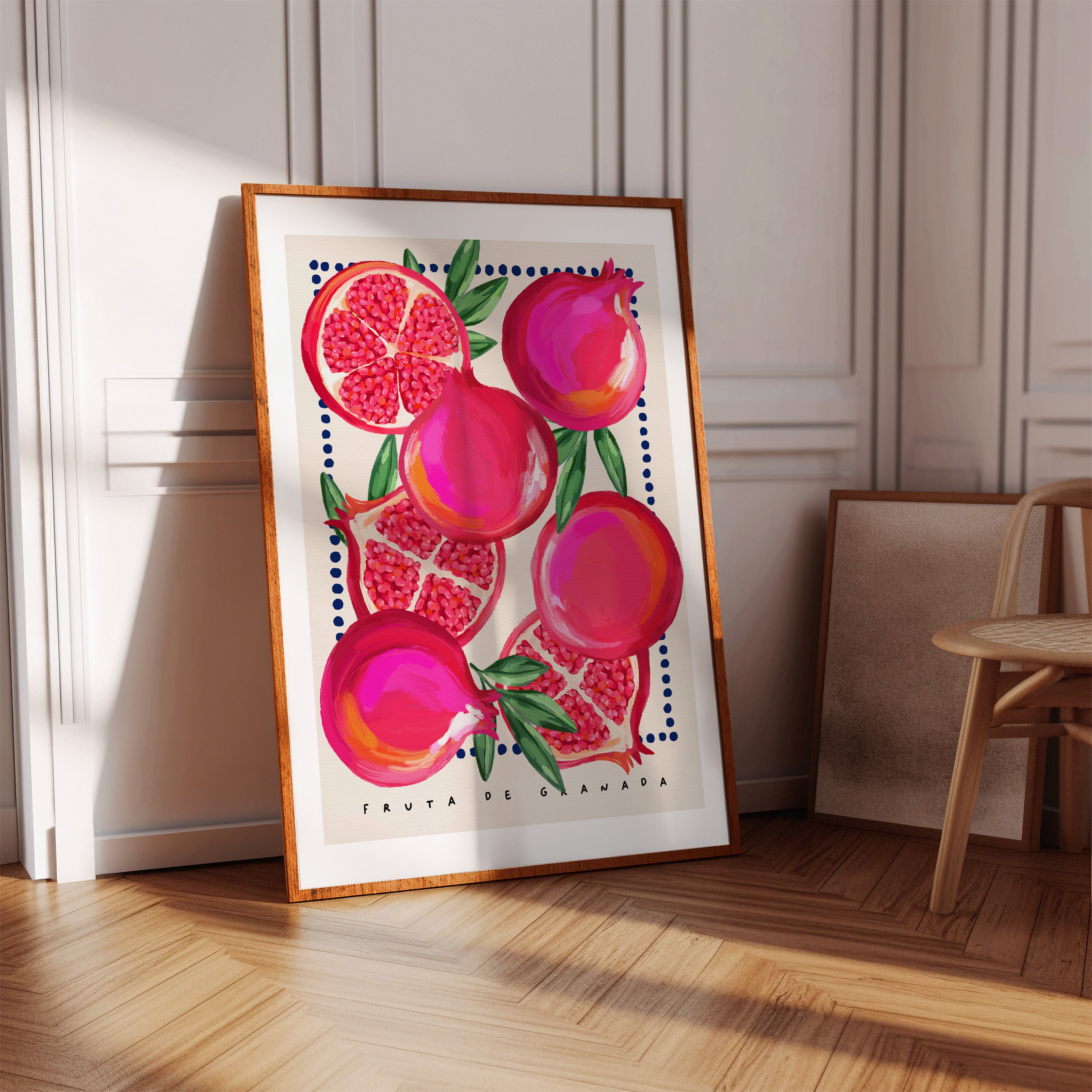 Pomegranate Fruit Art Print