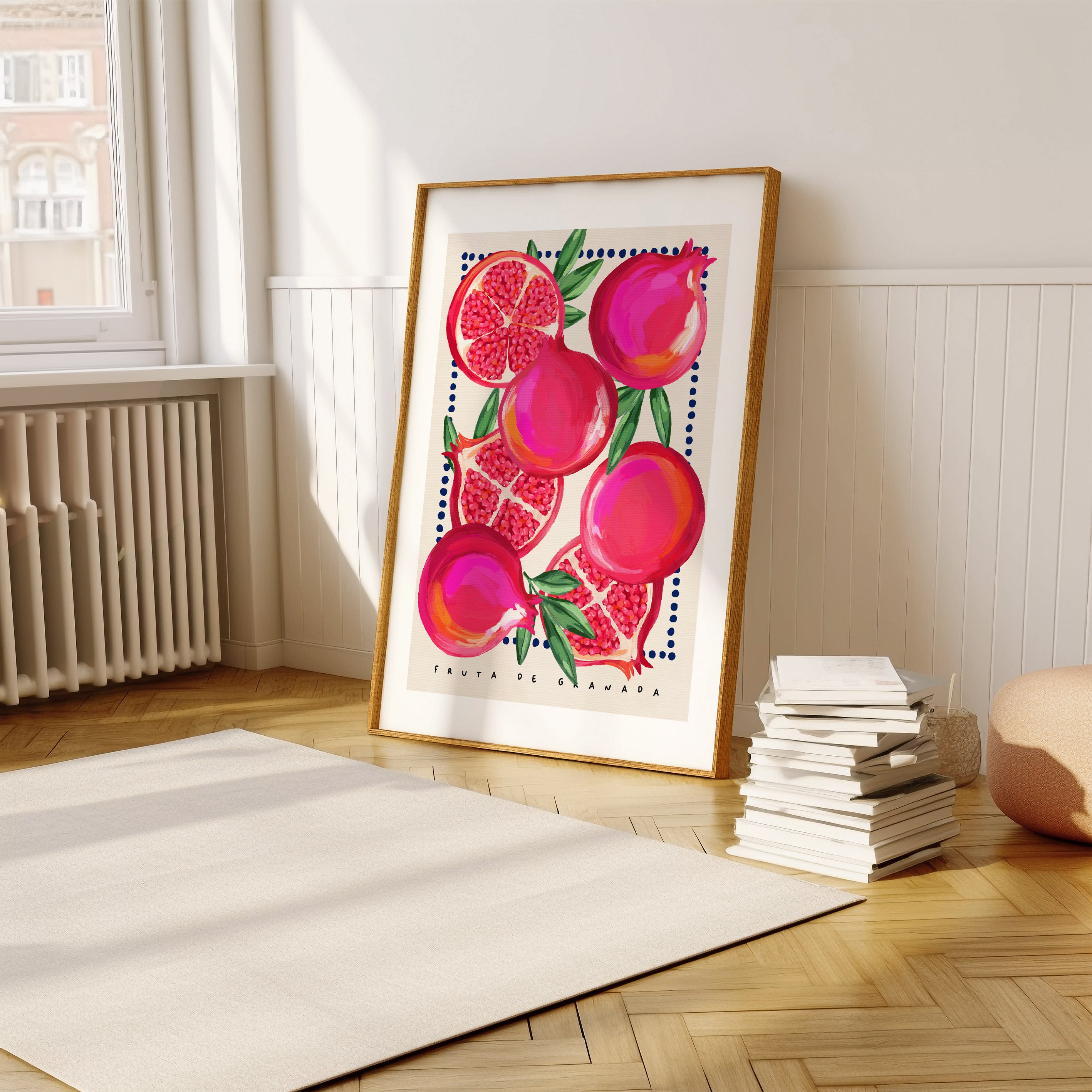Pomegranate Fruit Art Print