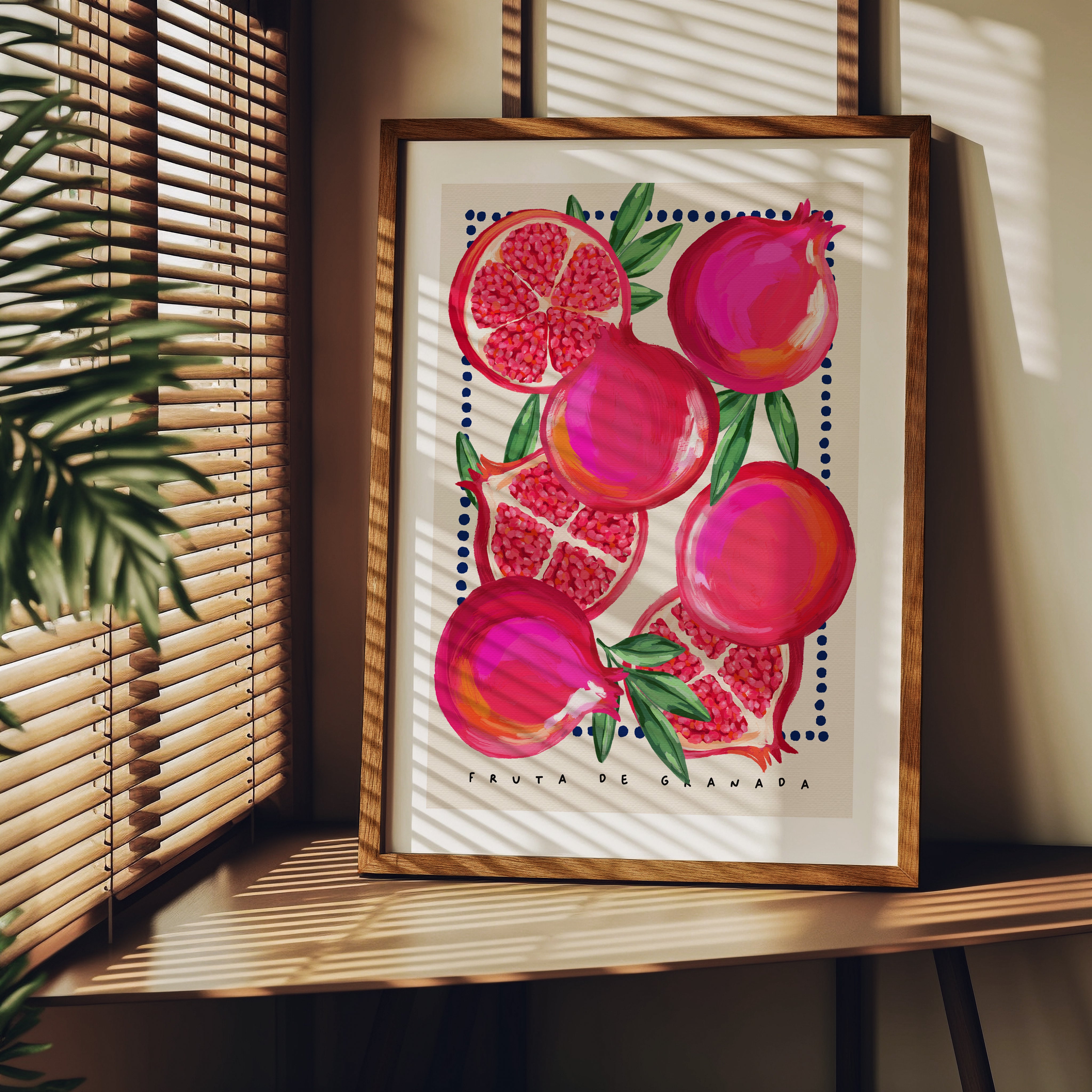 Pomegranate Fruit Art Print