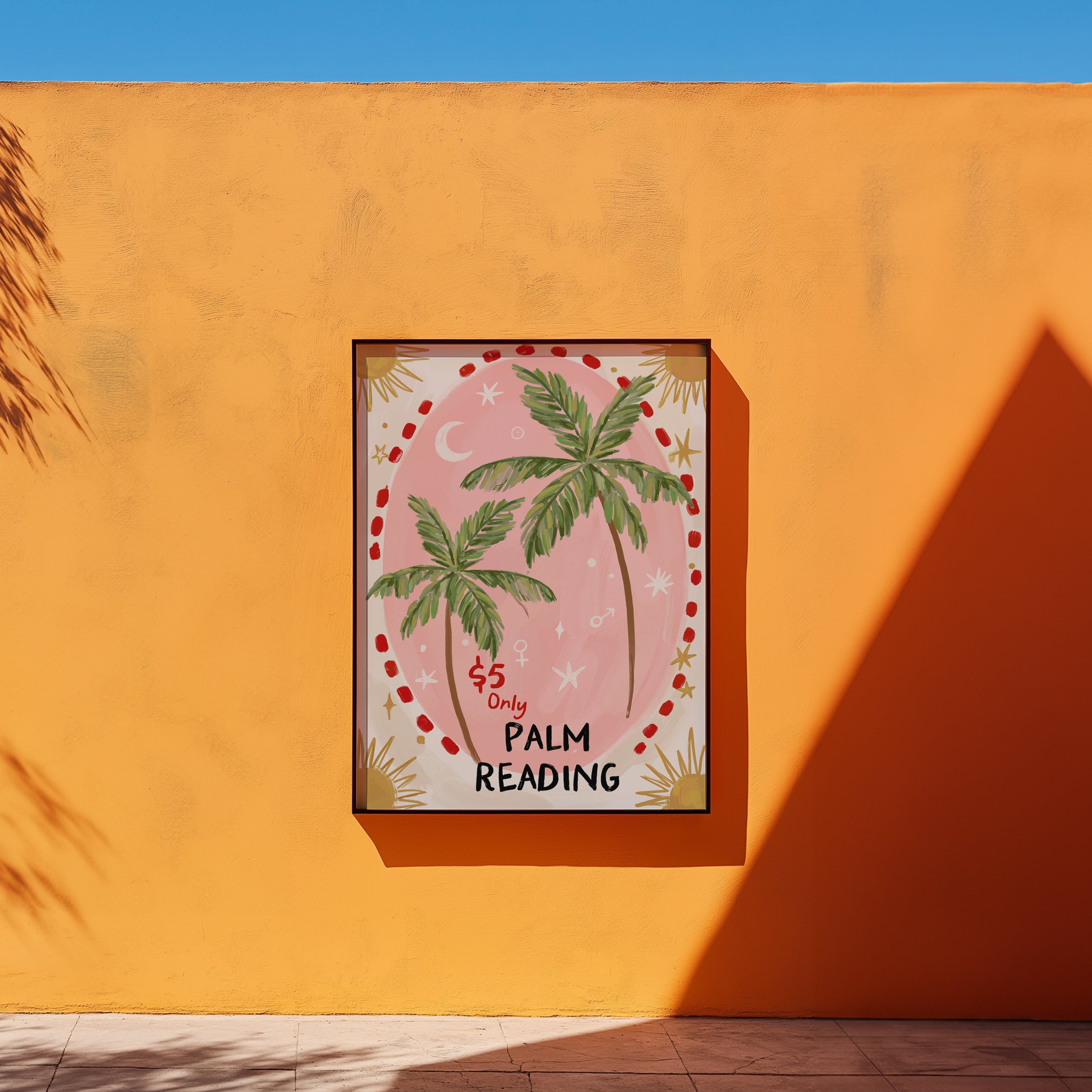 Palm Reading Art Print