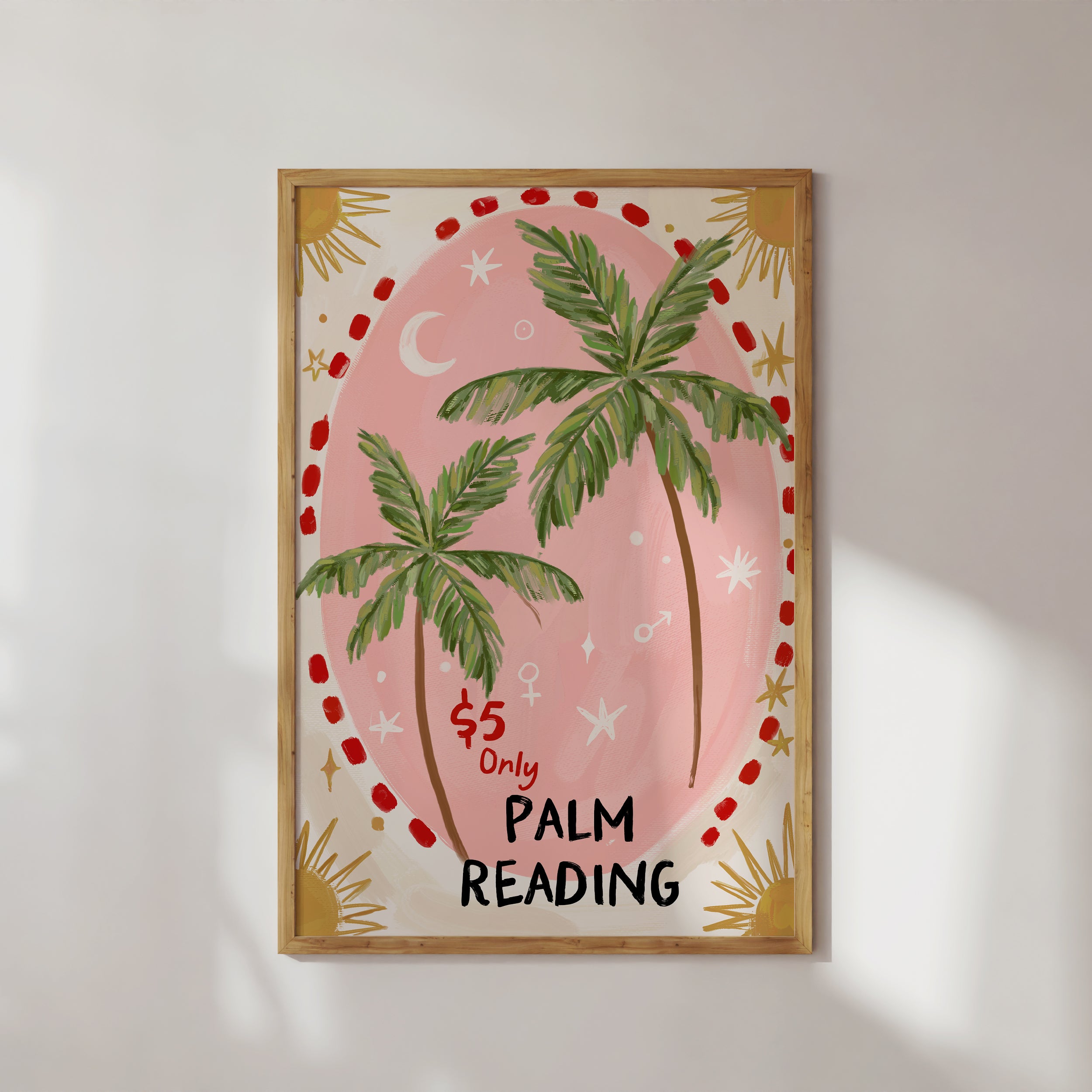 Palm Reading Art Print