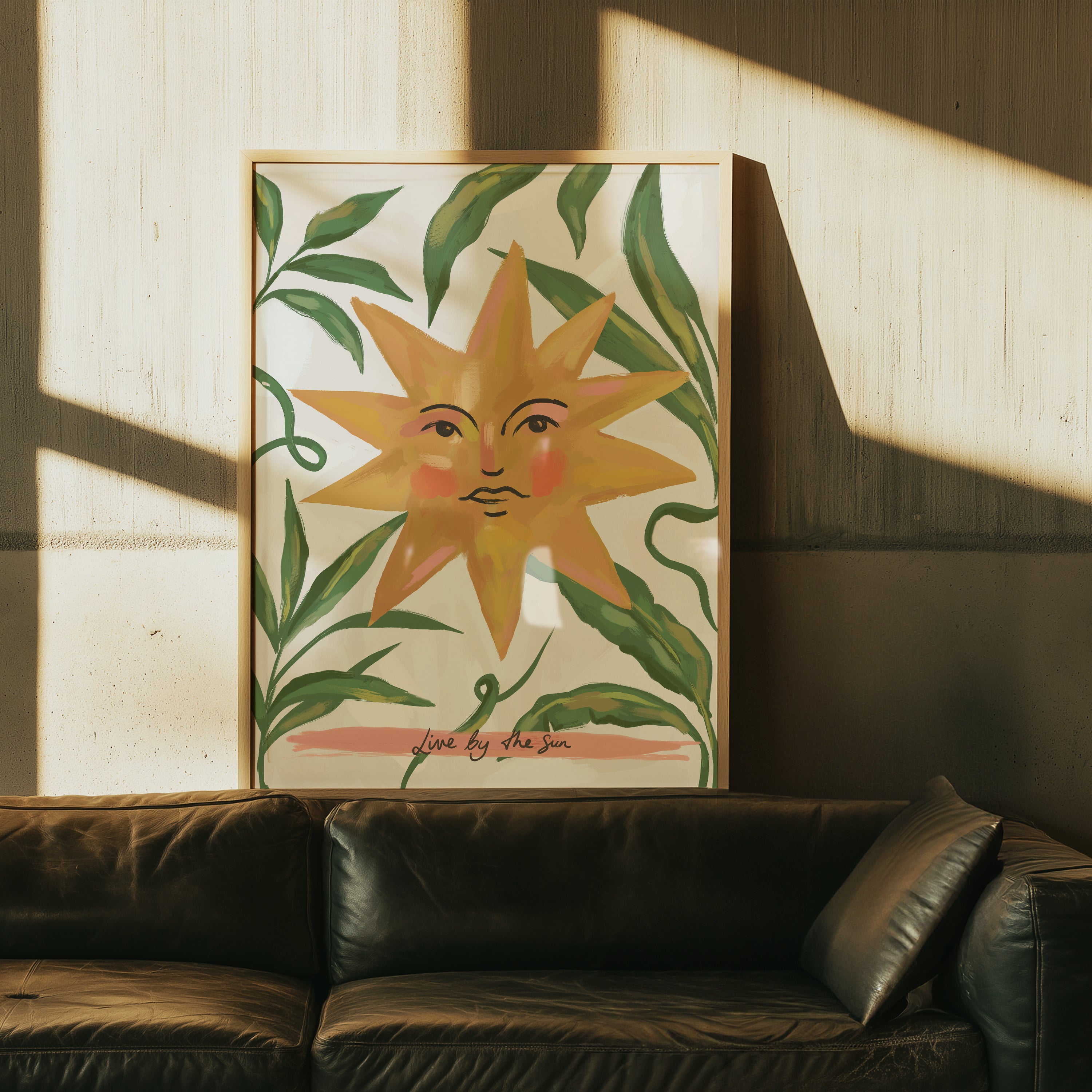Live by the Sun Art Print