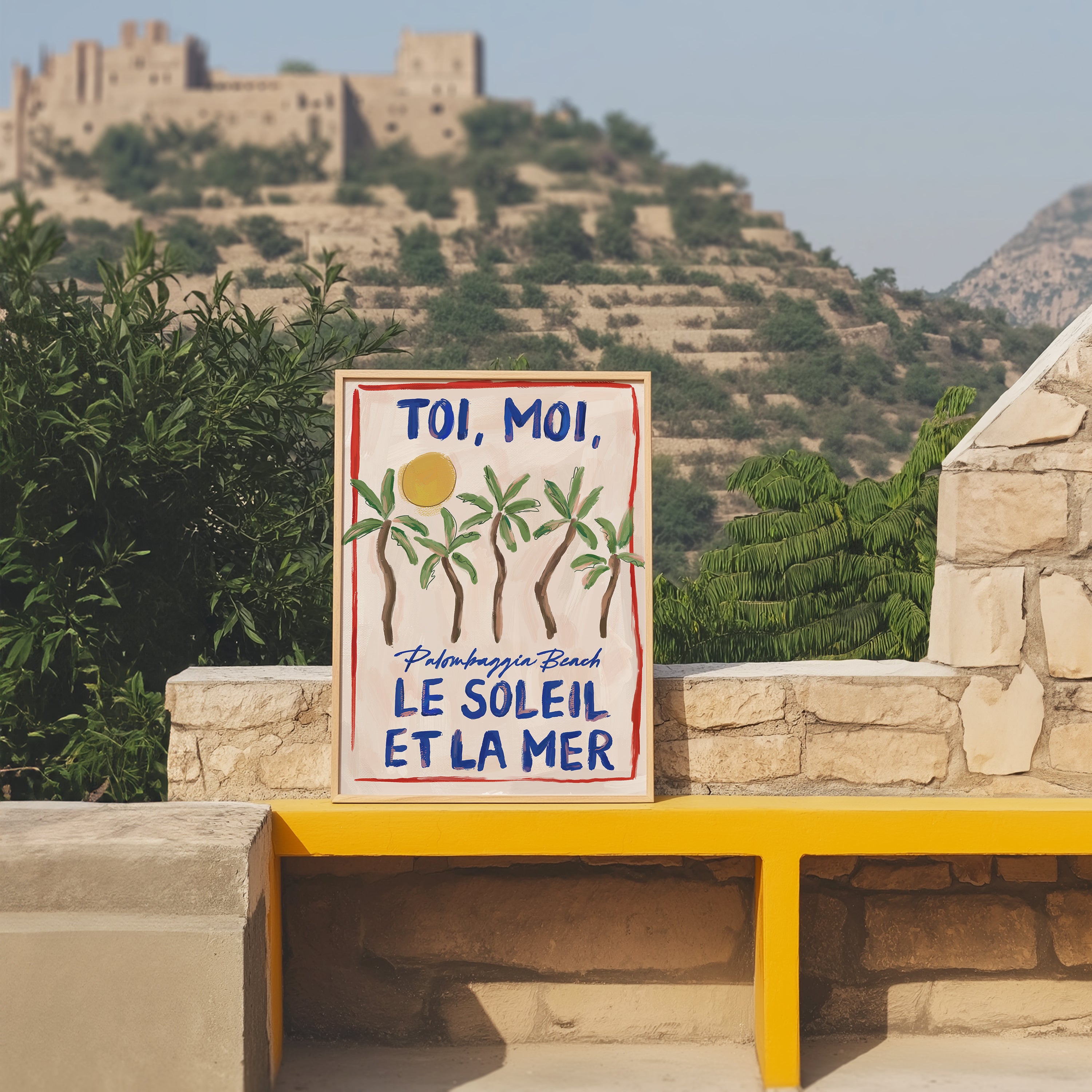 You, Me Sun and Sea Art Print