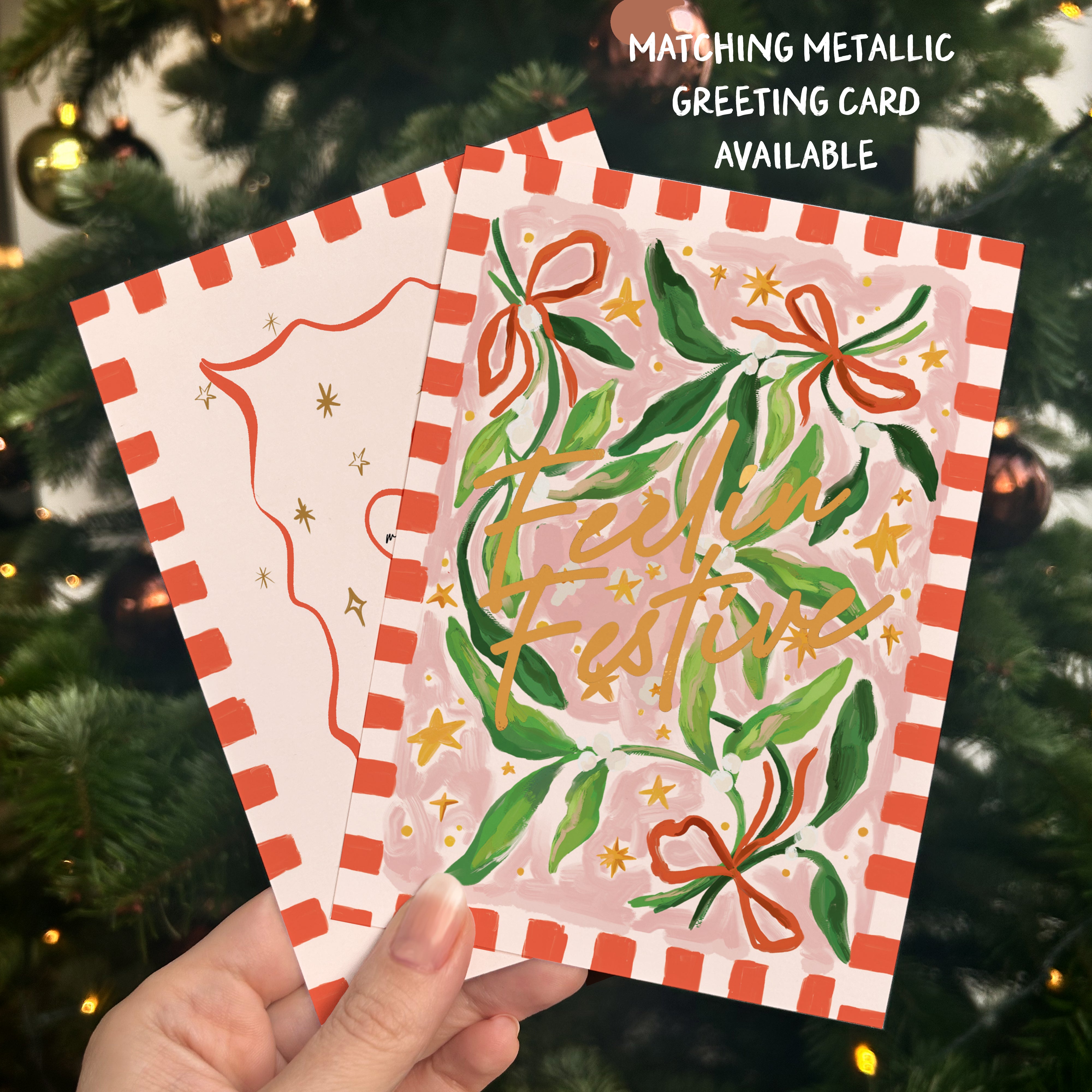 Mistletoe Christmas Gift Wrap
